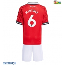 Manchester United Lisandro Martinez #6 Hjemmedraktsett Barn 2025-26 Kortermet (+ Korte bukser)